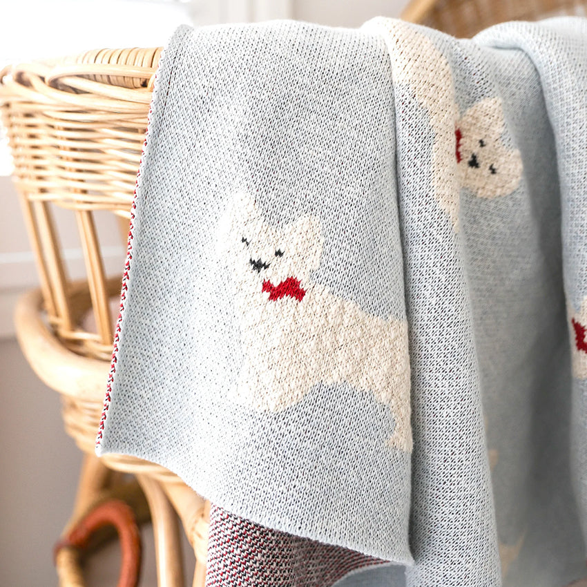 Alimrose | Westie Puppy Baby Blanket