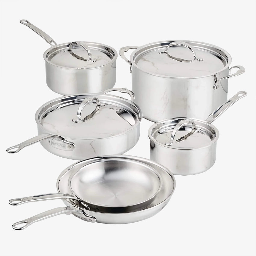 Hestan | Batterie de Cuisine Hestan ProBond Luxe - Ensemble de 10 Pièces