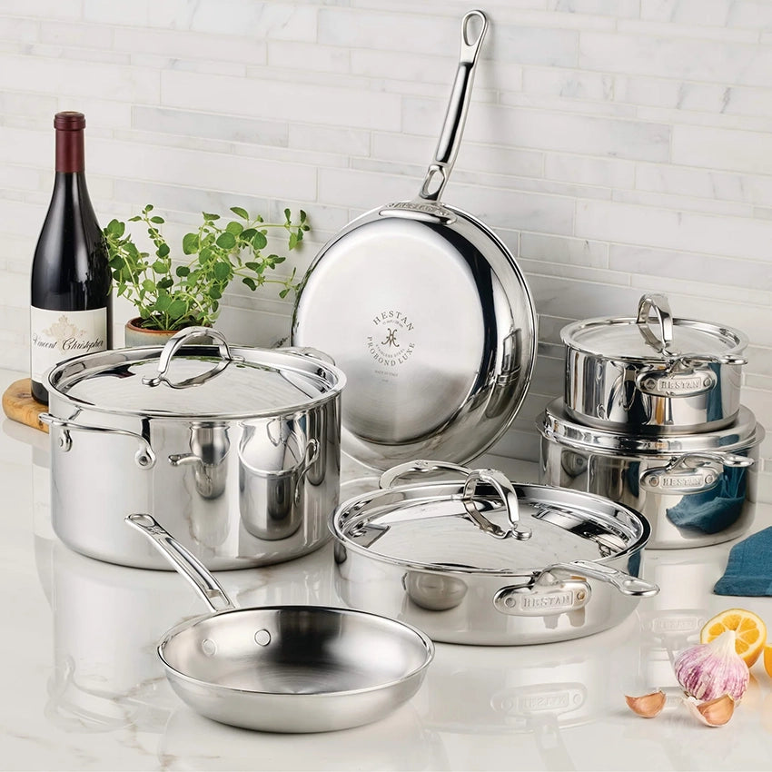 Hestan | Batterie de Cuisine Hestan ProBond Luxe - Ensemble de 10 Pièces