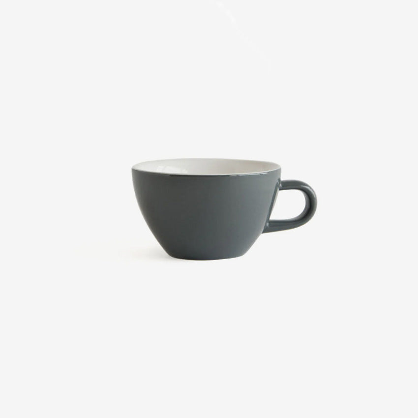 ACME | Tasse et soucoupe cappuccino classiques moyennes - Ensemble de 6