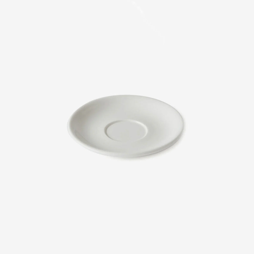 ACME | Tasse et soucoupe cappuccino classiques moyennes - Ensemble de 6