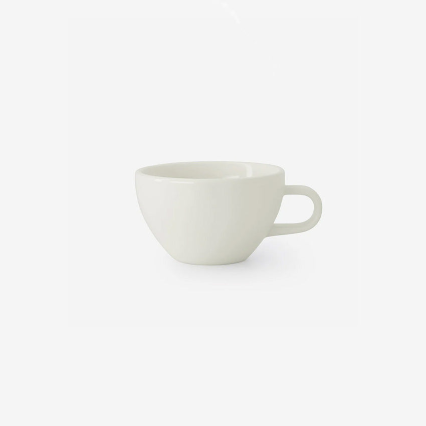 ACME | Tasse et soucoupe cappuccino classiques moyennes - Ensemble de 6