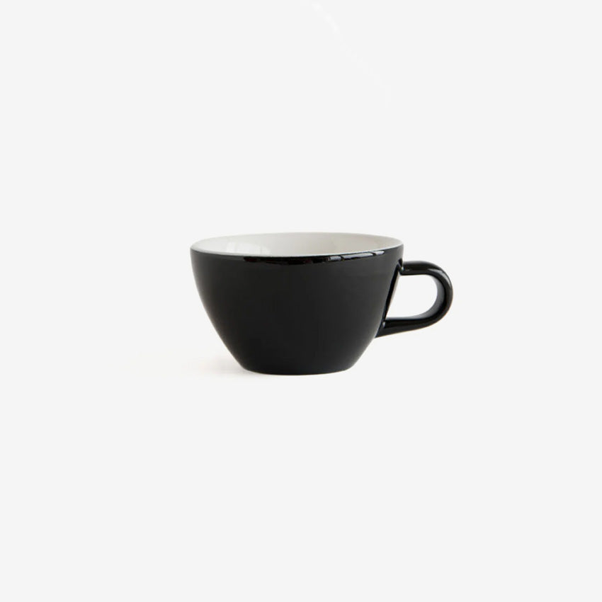 ACME | Tasse et soucoupe cappuccino classiques moyennes - Ensemble de 6