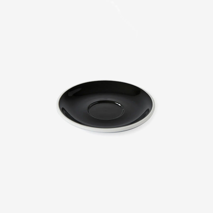 ACME | Tasse et soucoupe cappuccino classiques moyennes - Ensemble de 6