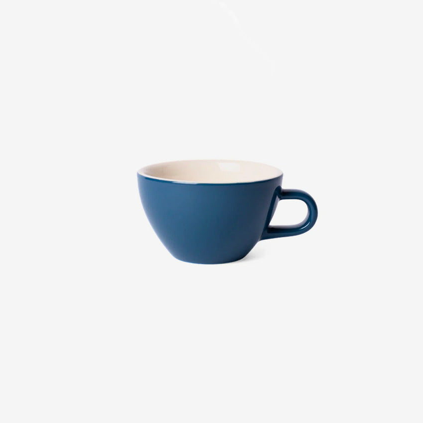 ACME | Tasse et soucoupe cappuccino classiques moyennes - Ensemble de 6