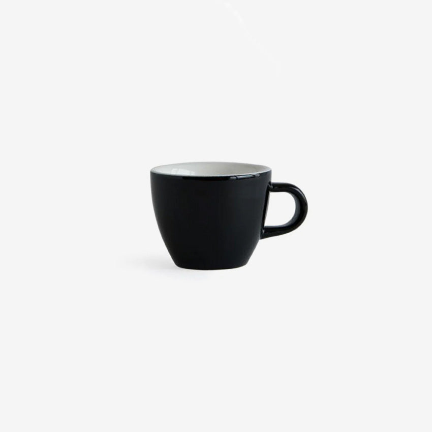 ACME | Mini tasse à café classique et soucoupe - Ensemble de 6