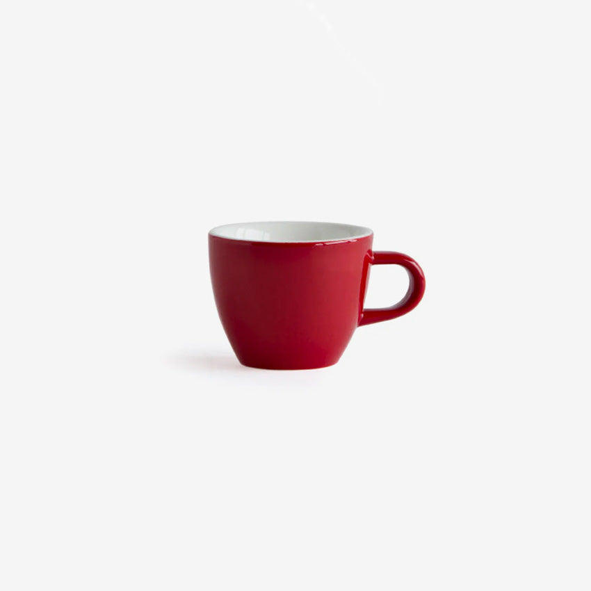 ACME | Mini tasse à café classique et soucoupe - Ensemble de 6
