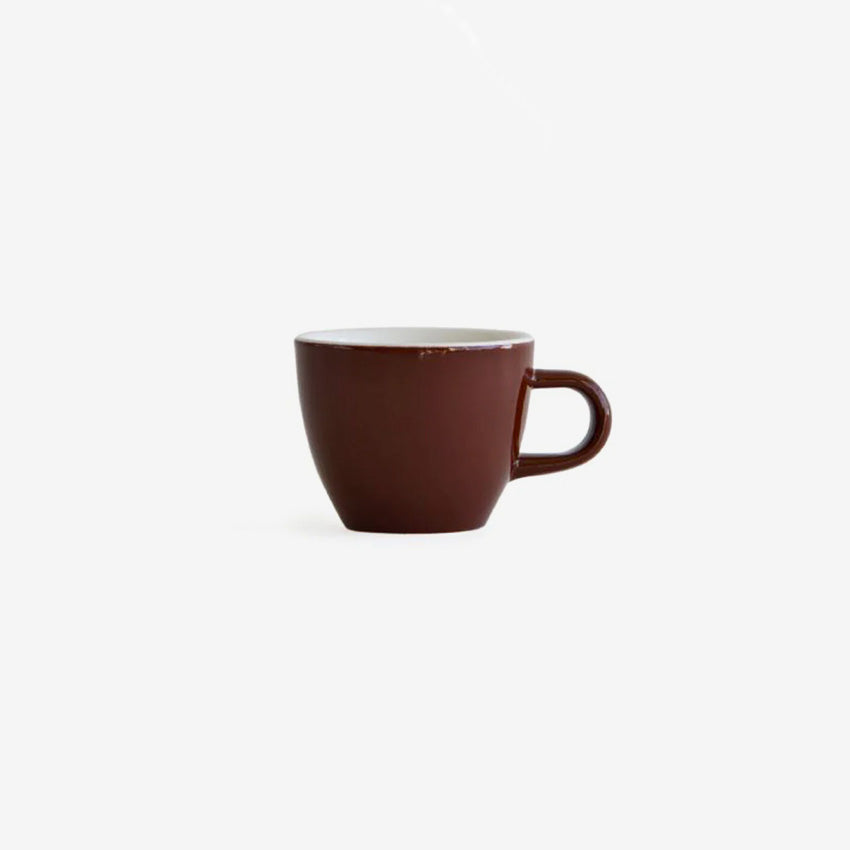 ACME | Mini tasse à café classique et soucoupe - Ensemble de 6