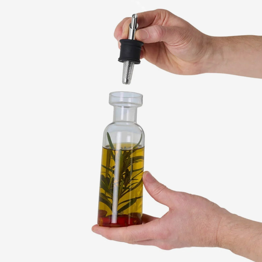 AdHoc | Aromapour Oil/Vinegar Dispenser Set - Grey Glass
