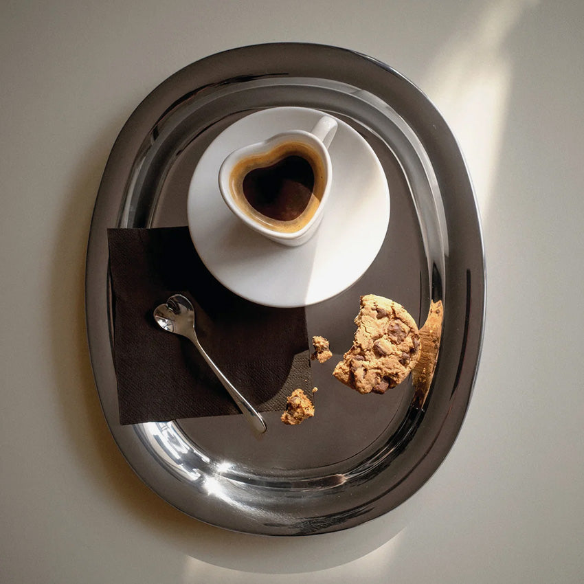 Alessi | "To" Set of 4 Mocha/Espresso Cups & Saucers
