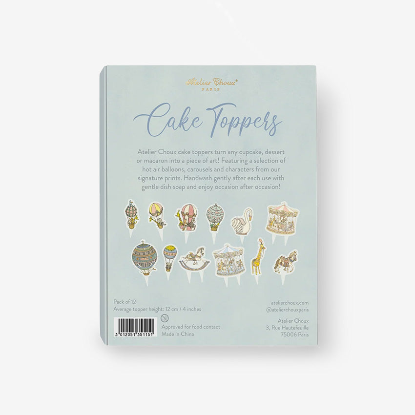 Atelier Choux | Mini décorations à gâteau