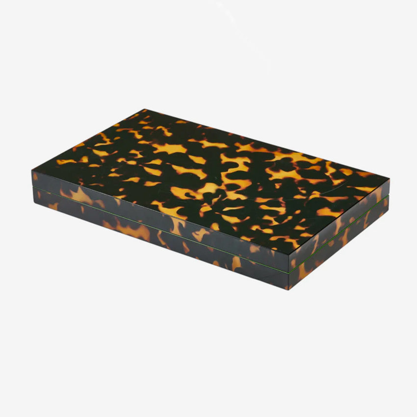 Addison Ross | Lacquer Backgammon - Tortoiseshell