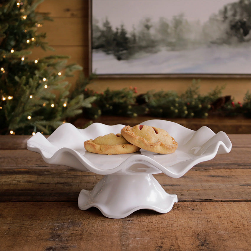 Beatriz Ball | Vida Havana Pedestal Cake Plate - White