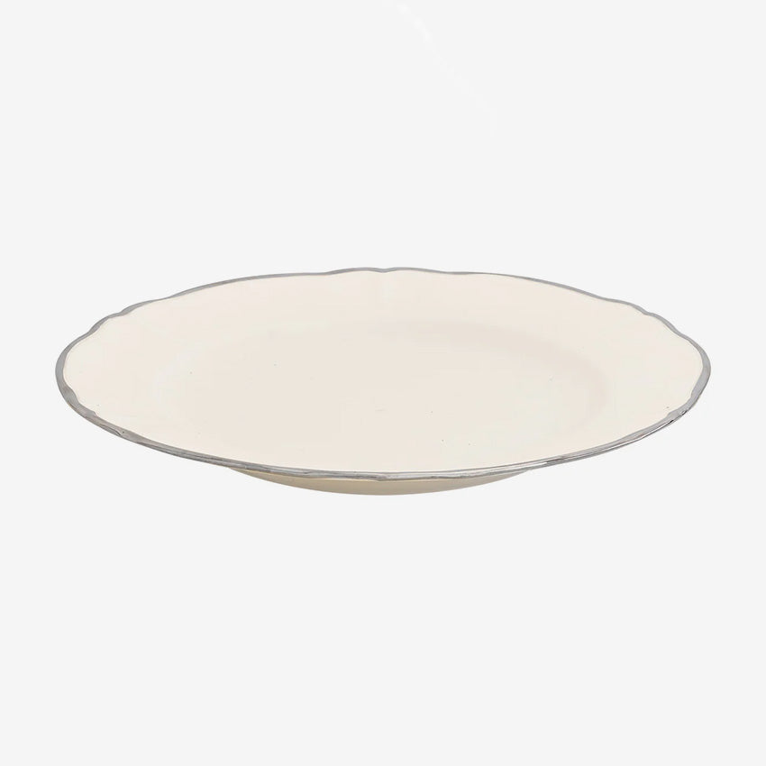Bitossi Home | Platter - Metallic Rim