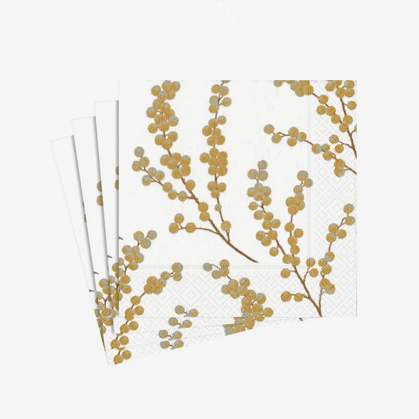 Caspari | Berry Branches Napkin