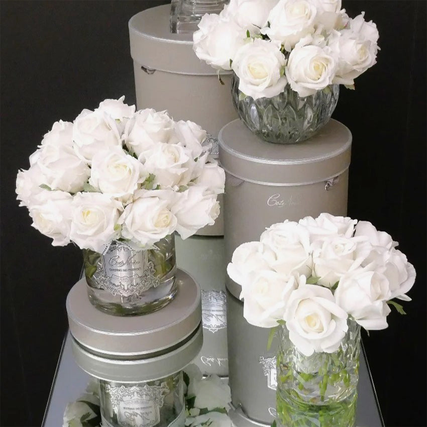 Côte Noire | Rosebuds Grand Bouquet - Clear Glass