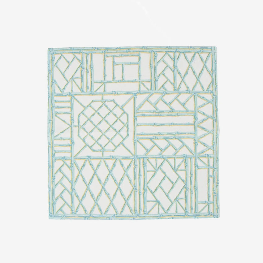 Caspari | Bamboo Screen Paper Linen Napkin