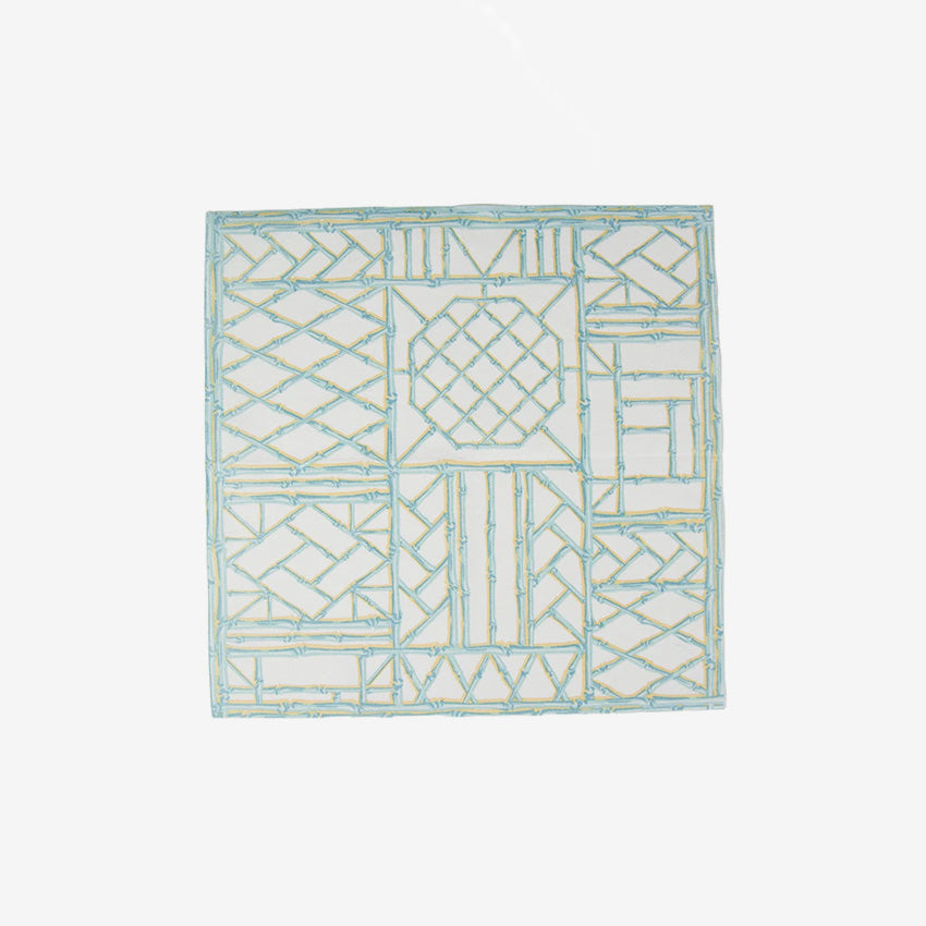 Caspari | Bamboo Screen Paper Linen Napkin