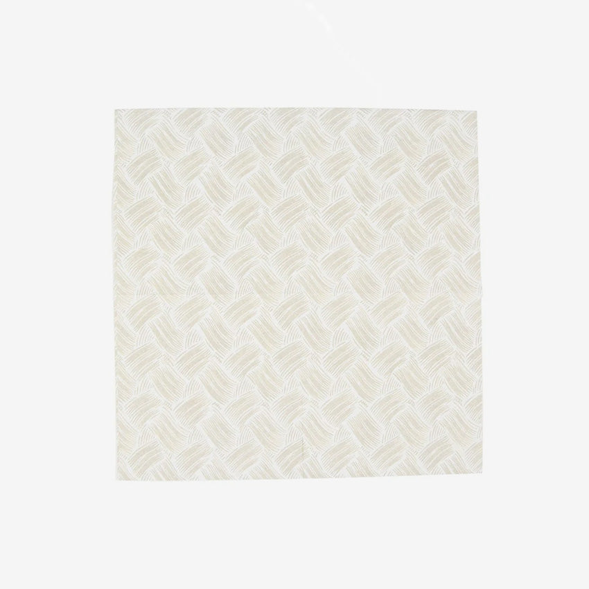 Caspari | Basketry Paper Linen Napkin