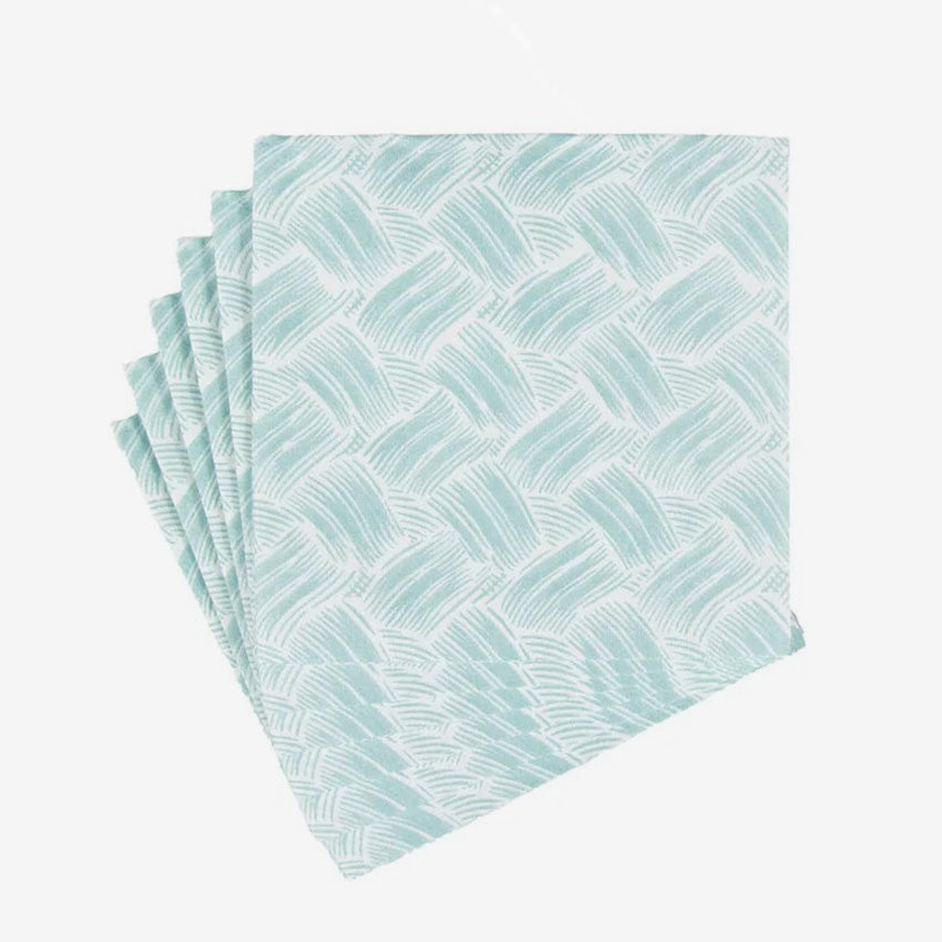 Caspari | Basketry Paper Linen Napkin