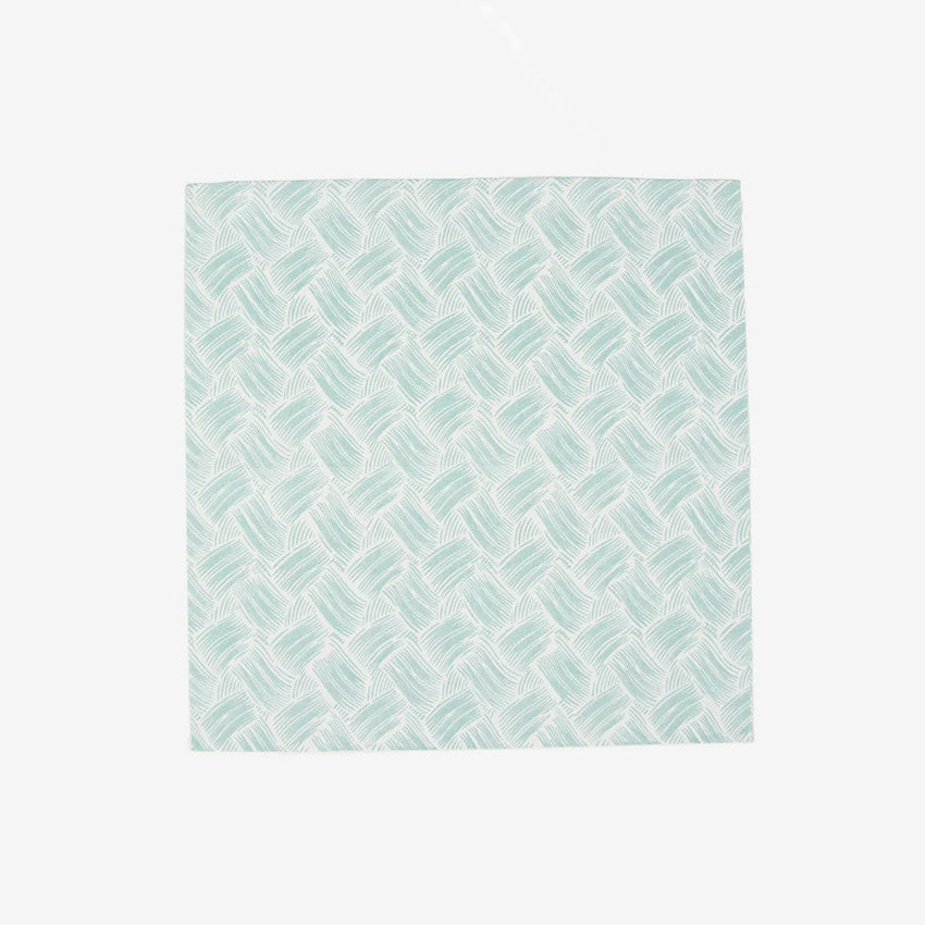 Caspari | Basketry Paper Linen Napkin