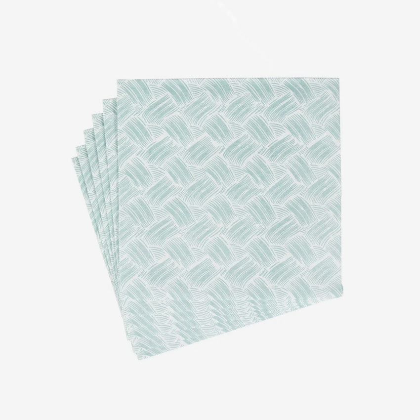 Caspari | Basketry Paper Linen Napkin