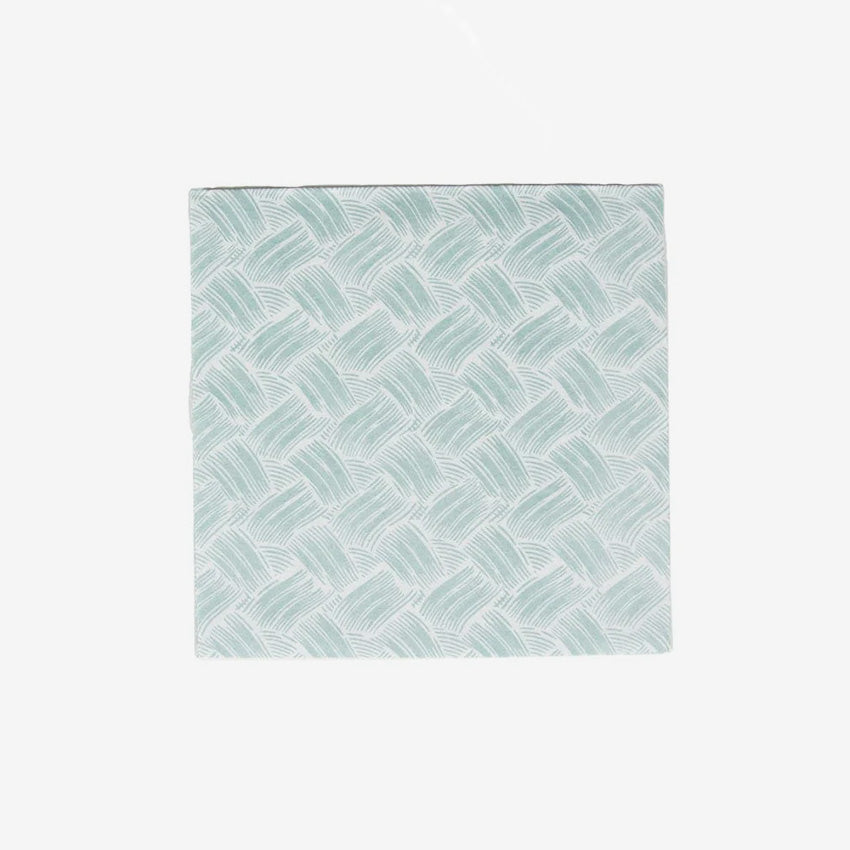 Caspari | Basketry Paper Linen Napkin