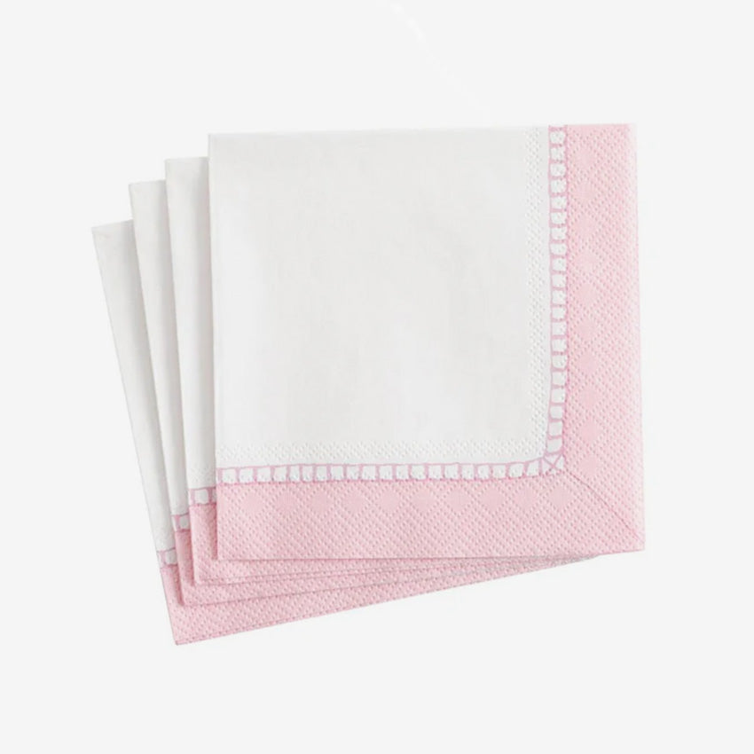 Caspari | Serviette en papier Linen Border