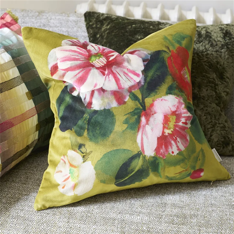 Designers Guild | Camellia Velours - Mimosa - Cushion - 50x50cm