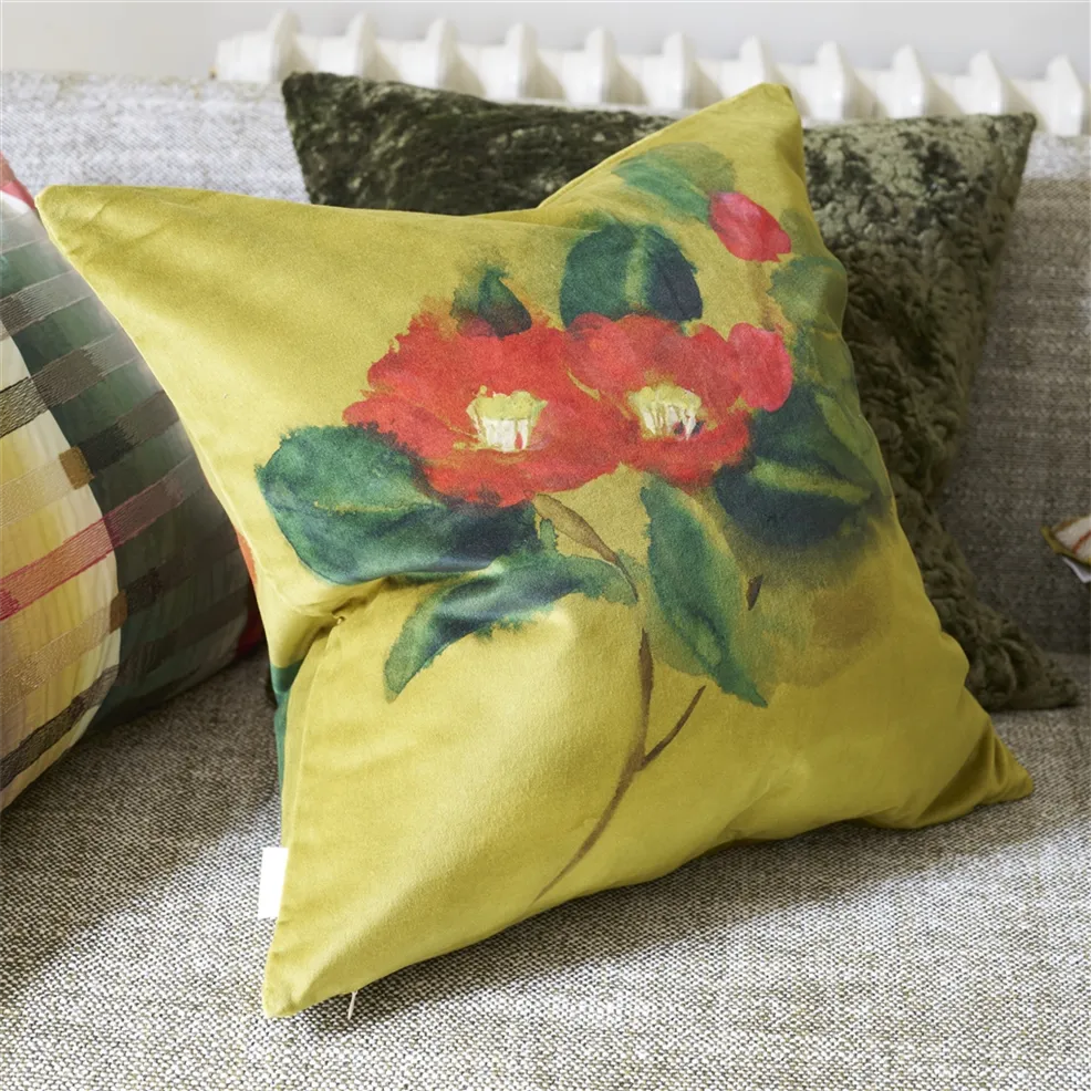Designers Guild | Camellia Velours - Mimosa - Cushion - 50x50cm