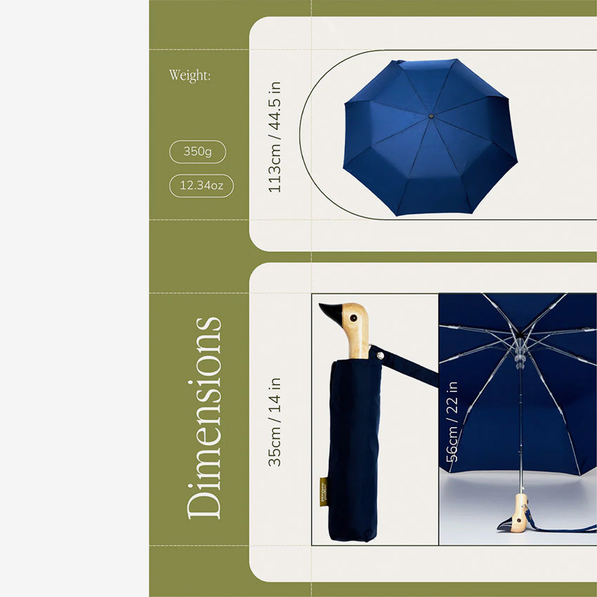 Duckhead | Compact Duck Umbrella - Navy