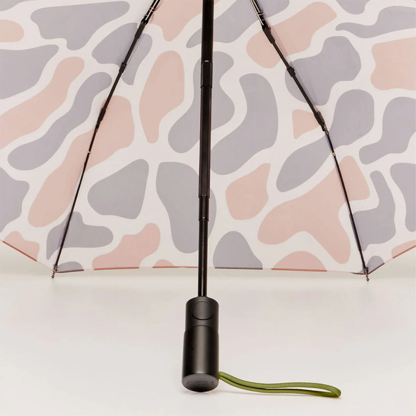 Duckhead | Compact Automatic Umbrella - Taupe Ripples