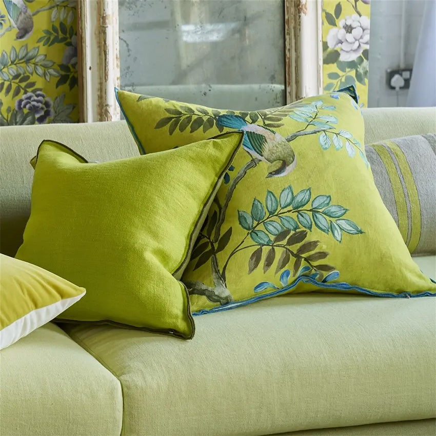 Christian Lacroix | Coussin Brera Lino Lime & Moss