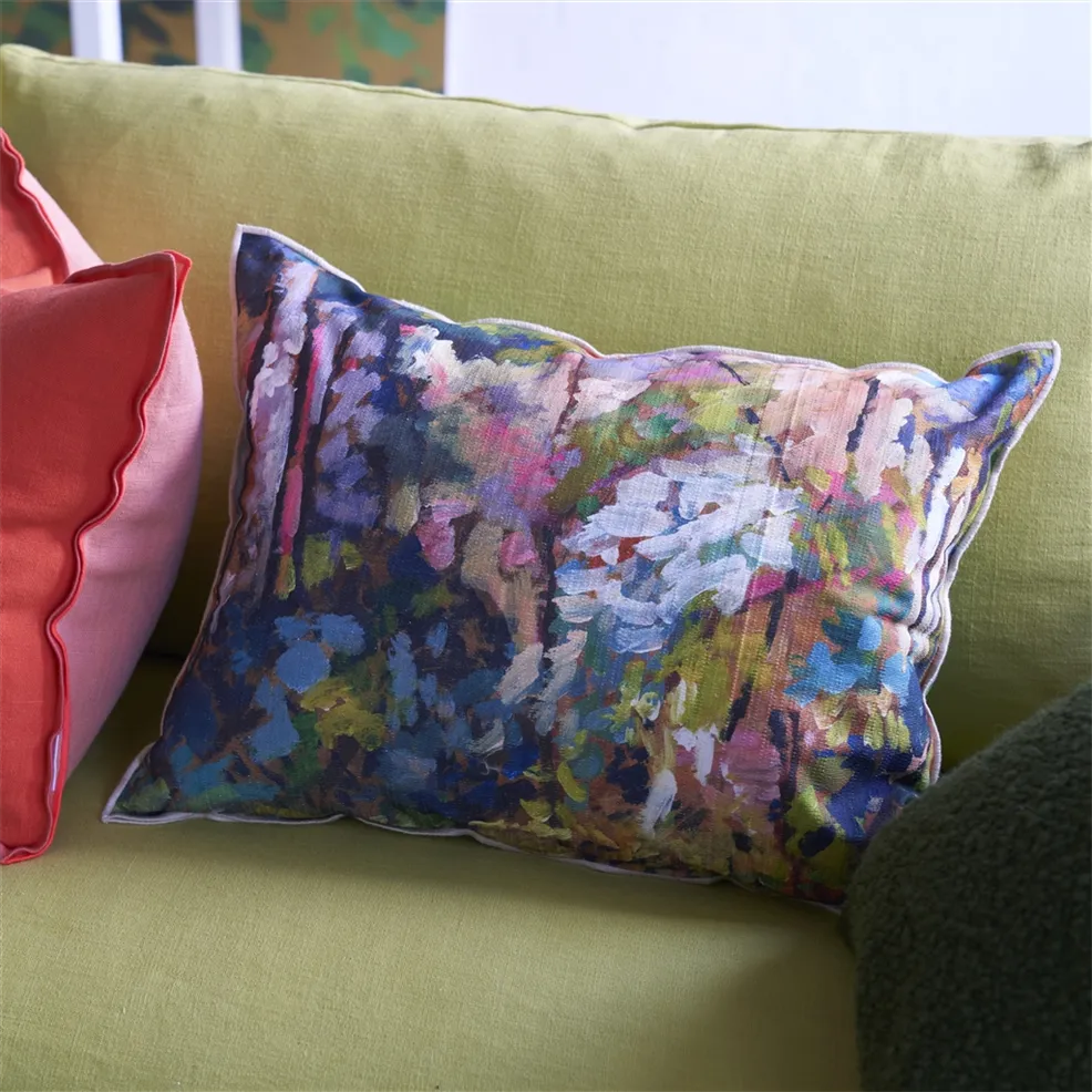 Designers Guild | Foret Impressionniste Forest Cushion - 60 x 45cm