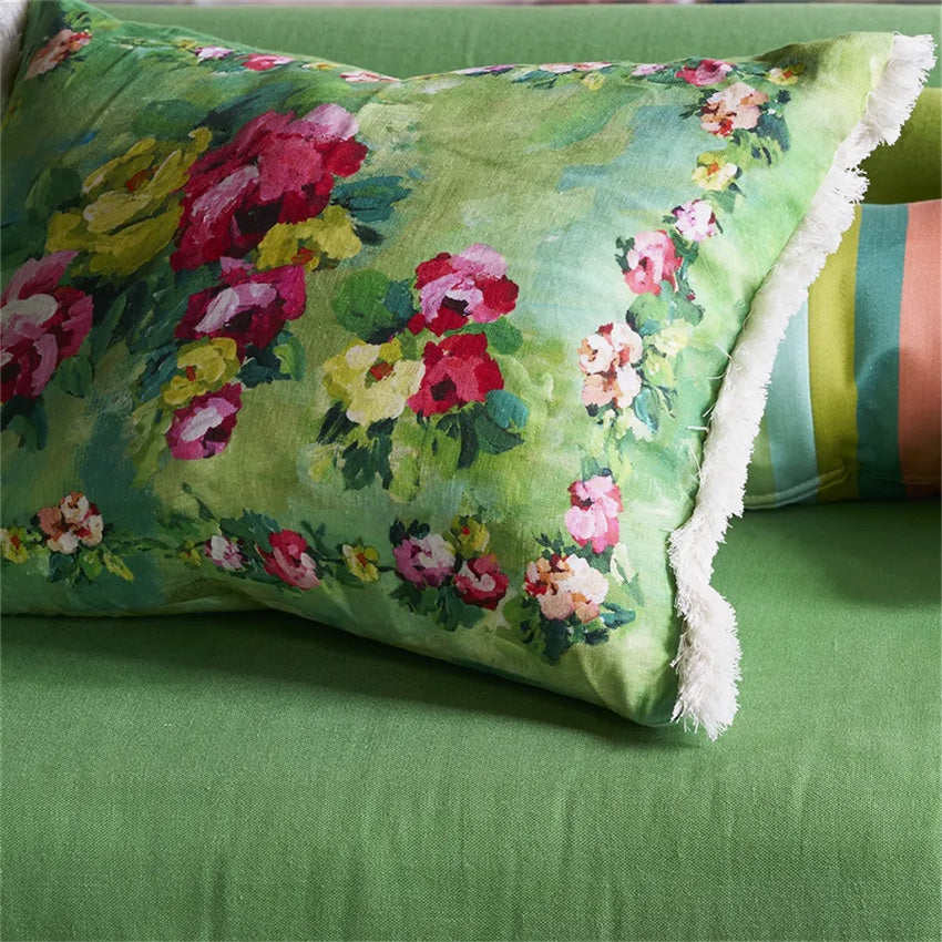 Christian Lacroix | Coussin Ghirlanda Émeraude