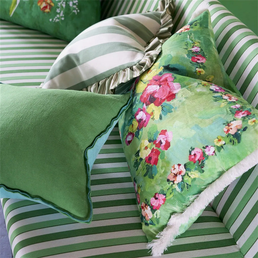 Christian Lacroix | Coussin Ghirlanda Émeraude