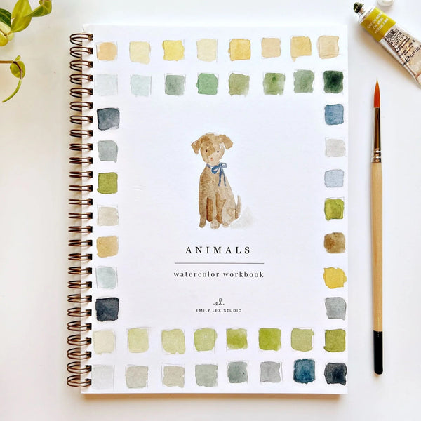 Emily Lex | Animals Watercolour Workbook