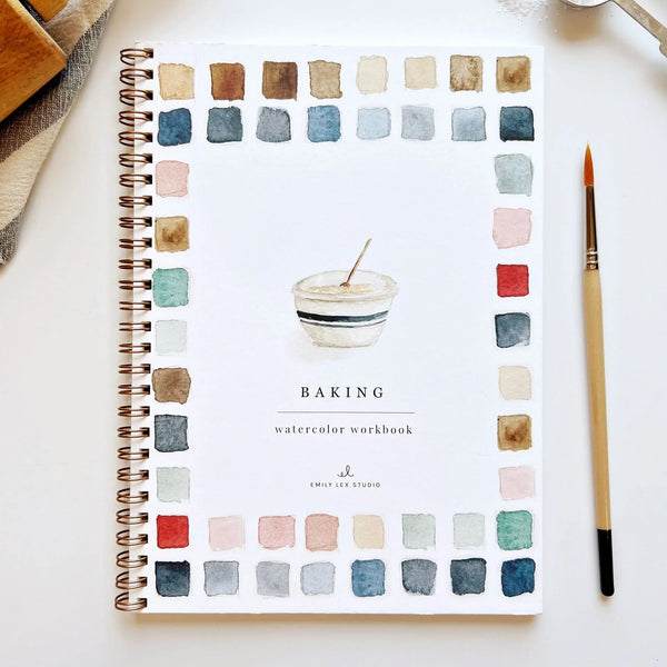Emily Lex | Baking Watercolour Workbook