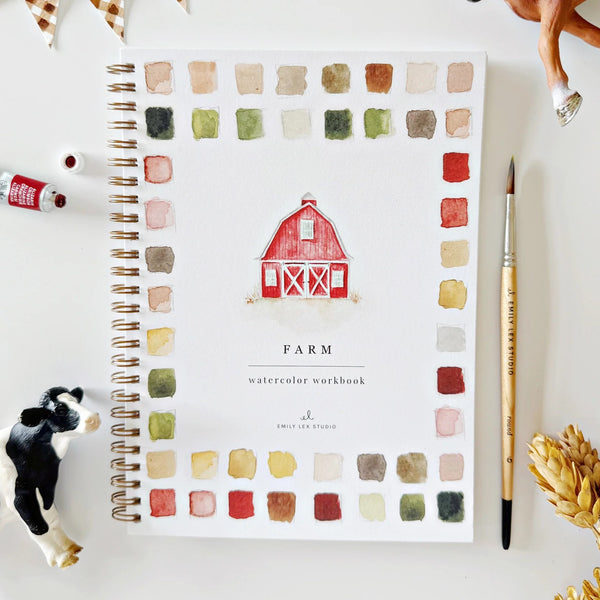 Emily Lex | Farm Watercolour Workbook