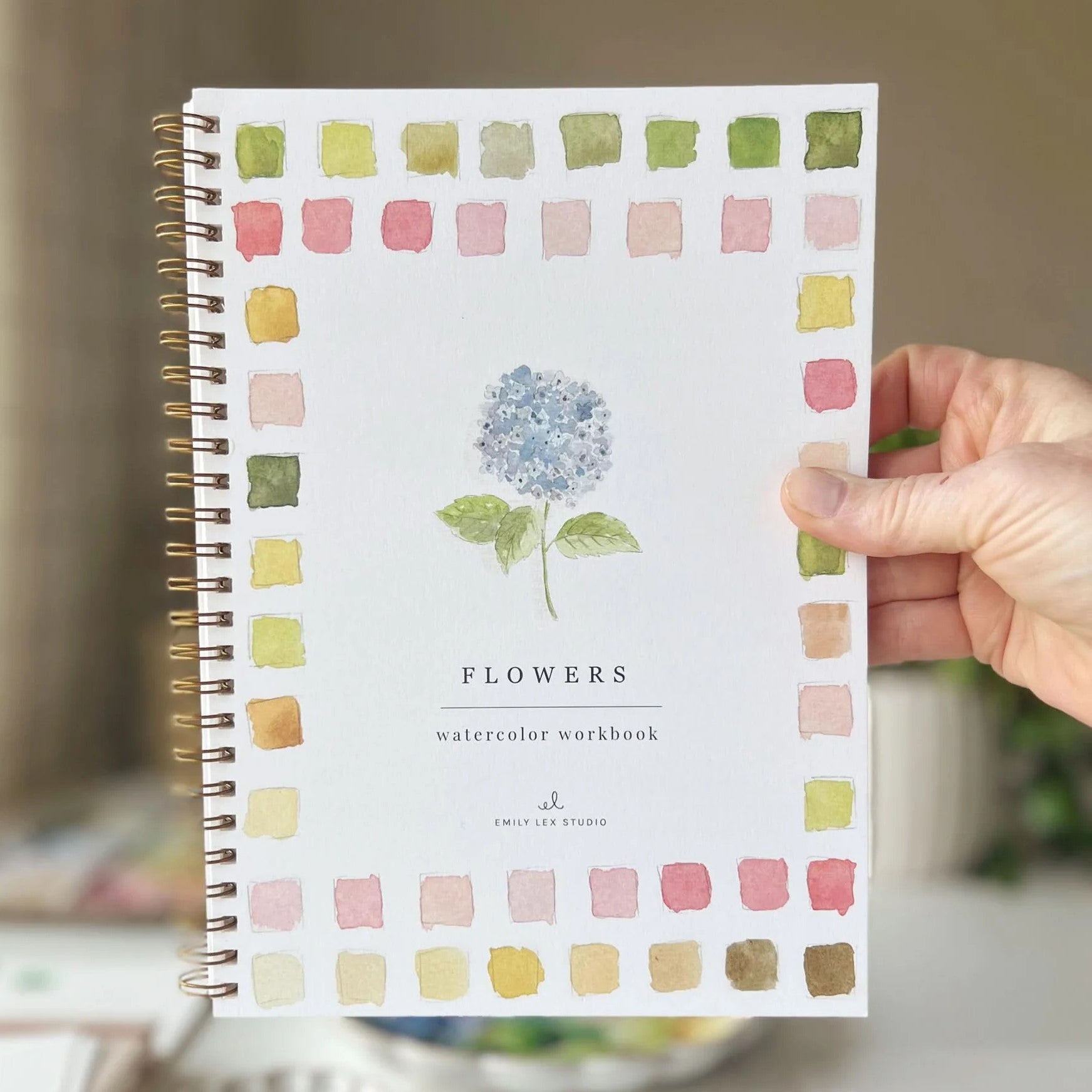 Emily Lex | Cahier d'aquarelle Fleurs