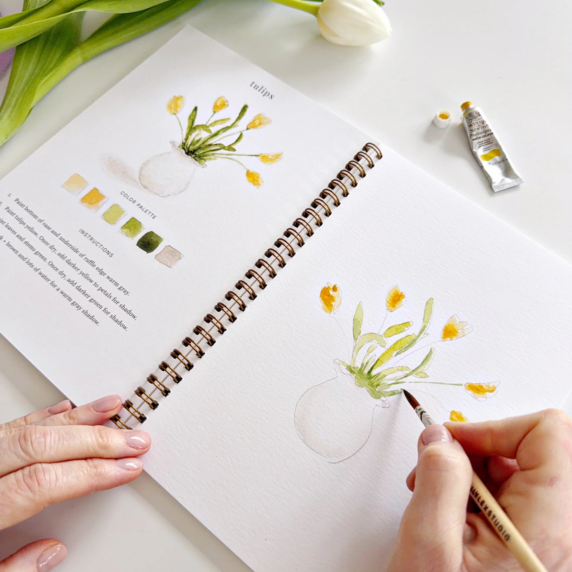 Emily Lex | Spring Watercolour Workbook