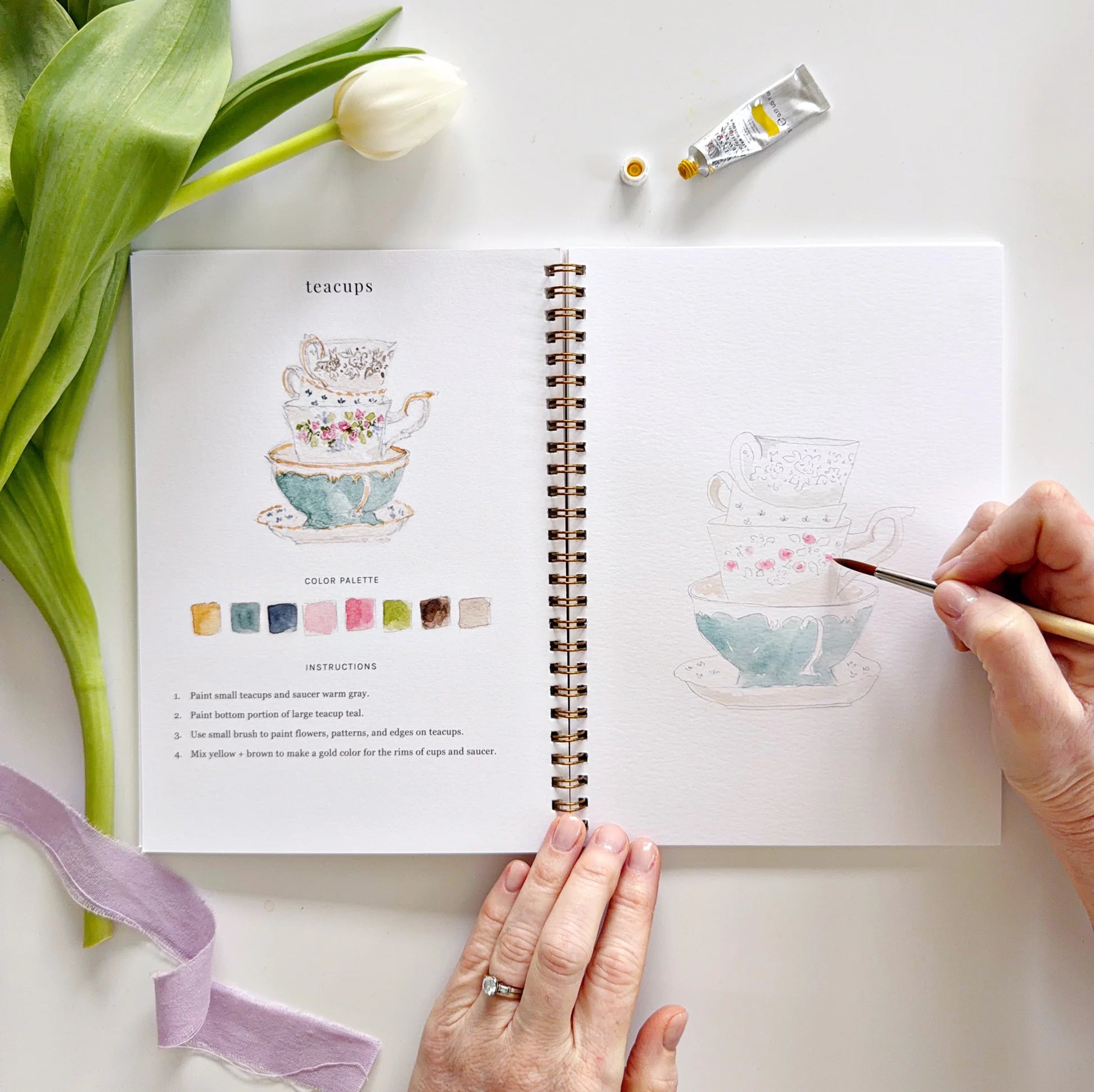 Emily Lex | Spring Watercolour Workbook
