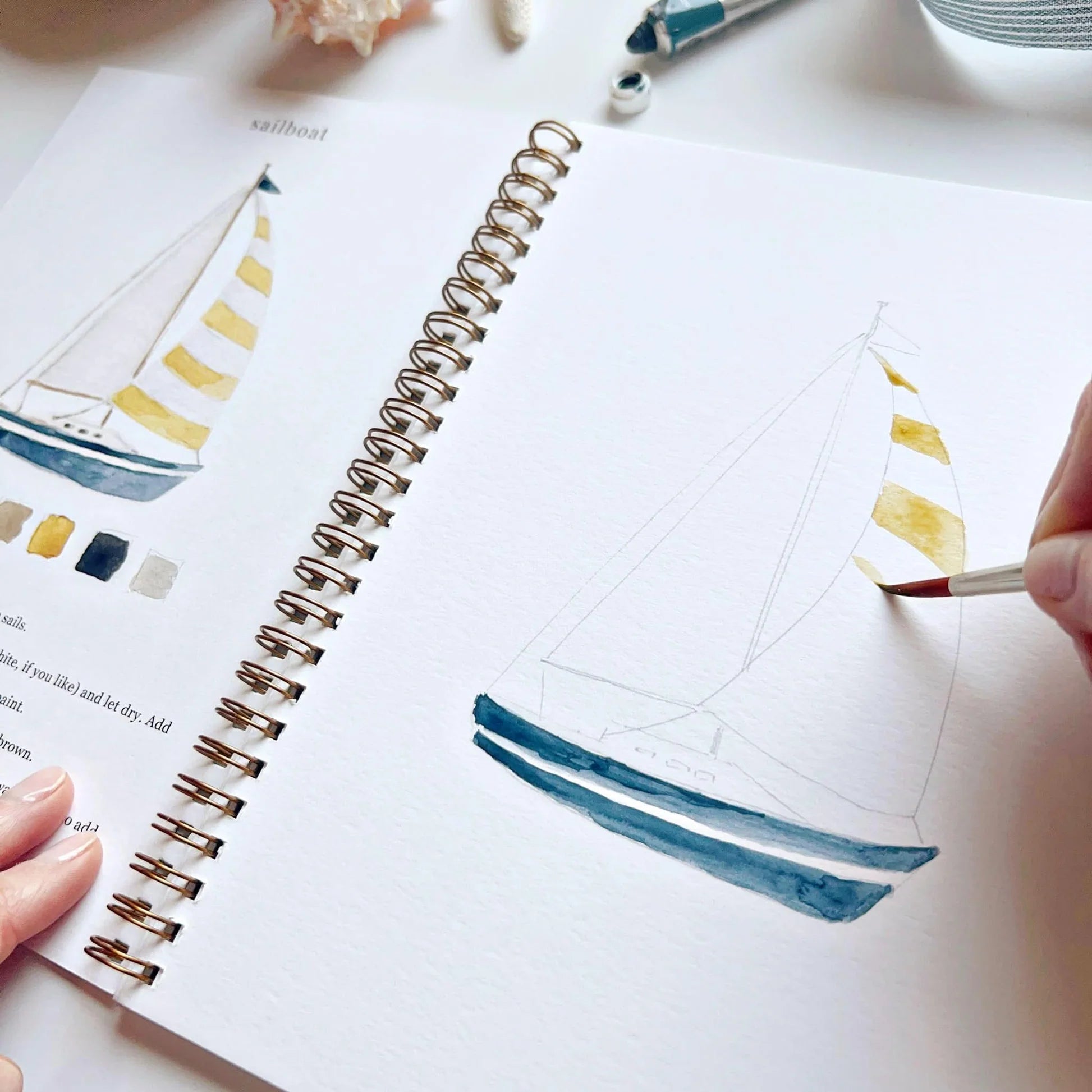 Emily Lex | Seaside Watercolour Workbook