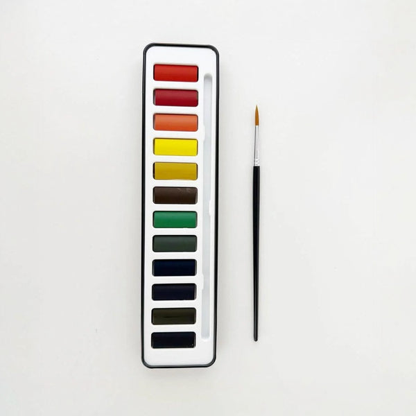 Emily Lex | Watercolour Paint Set With Brush