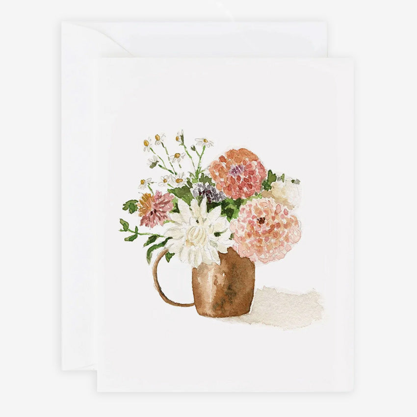 Emily Lex | Carte Souhaits Dahlia Bouquet