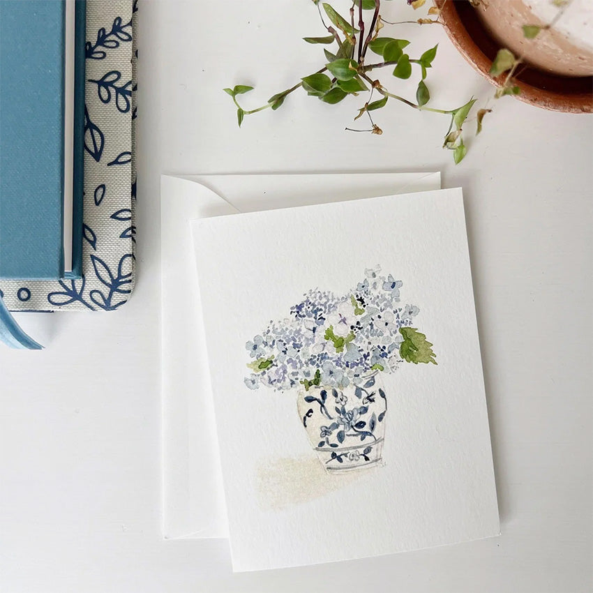 Emily Lex | Hydrangea Bouquet Card