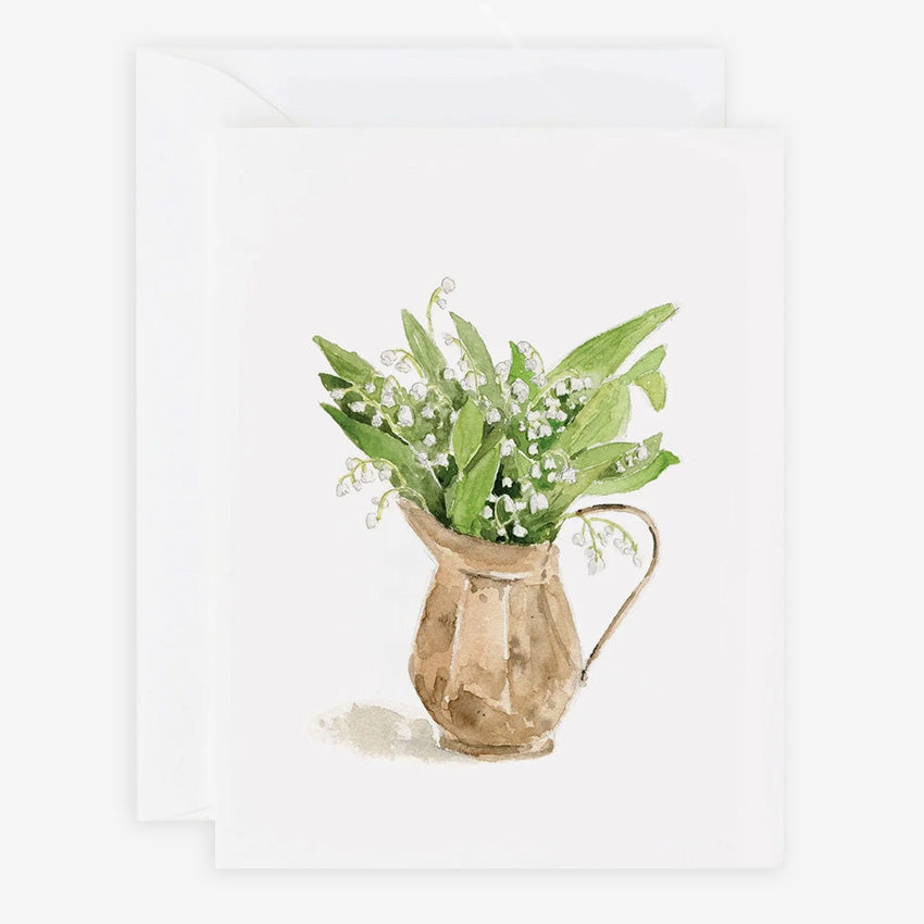 Emily Lex | Cartes de Souhaits Lily of the Valley - Ensemble de 8