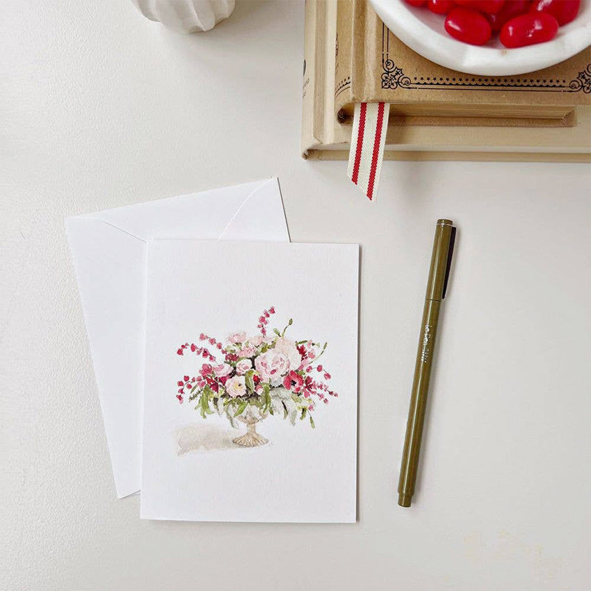 Emily Lex | Pink Bouquet Notecards - Set of 8