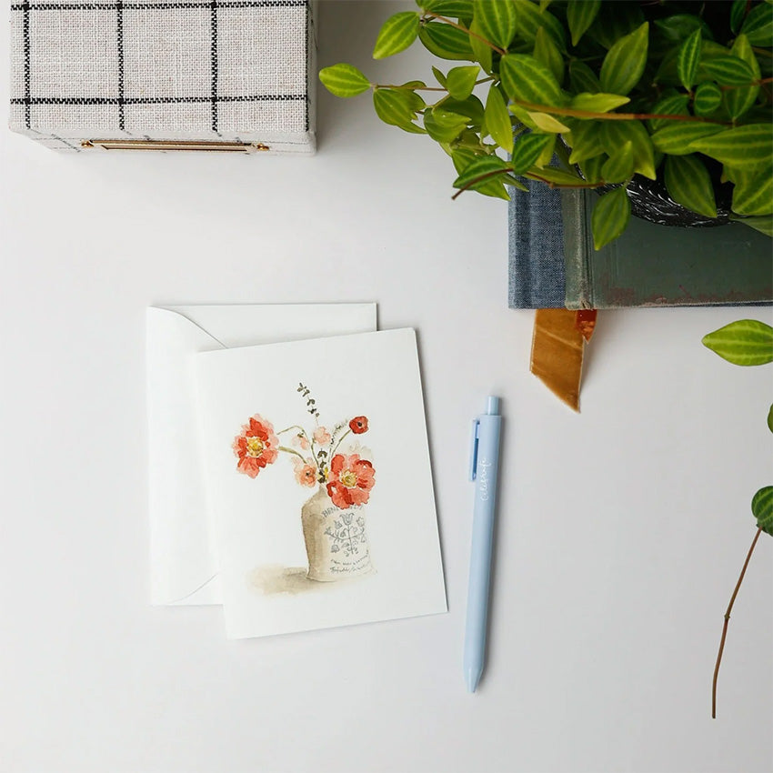 Emily Lex | Cartes de Souhaits Vintage Bouquet - Ensemble de 8