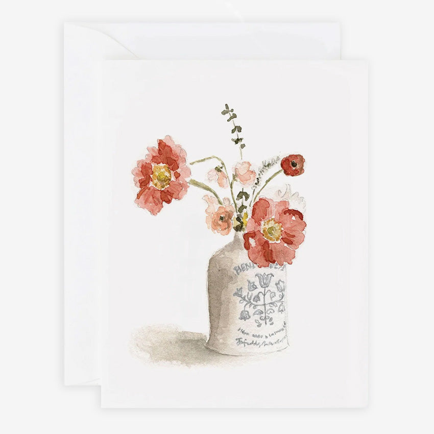 Emily Lex | Cartes de Souhaits Vintage Bouquet - Ensemble de 8